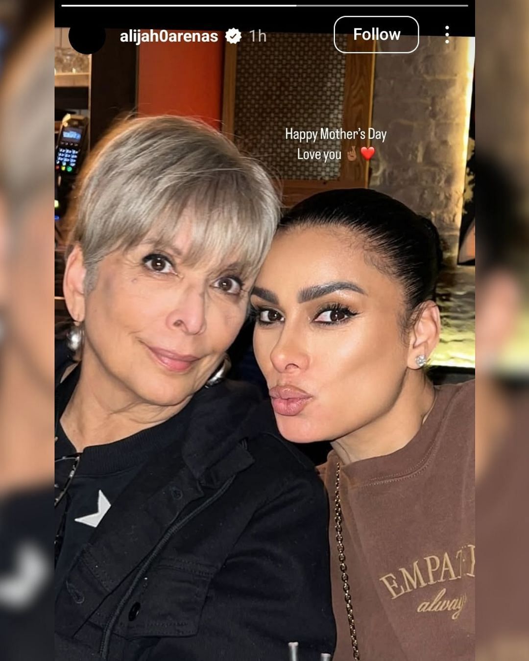 Alijah Arenas celebrates Mother's Day with a wholesome post for his mom, Laura Govan. (Image via Instagram @alijah0arenas)